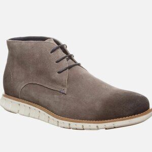 NEW Bearpaw Gabe Men's Chukka Boot - 2175m Gray - 10 Genuine Leather Lace Up